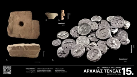 Arkeologlar, Hadrian Su Kemeri’nin bir kısmını ve son derece nadir bulunan Yunan sikkelerini ortaya çıkardılar