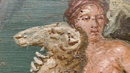 Pompeii’de arkeologlar, Yunan mitolojik kardeşler Phrixus ve Helle’yi tasvir eden bir fresk ortaya çıkardılar