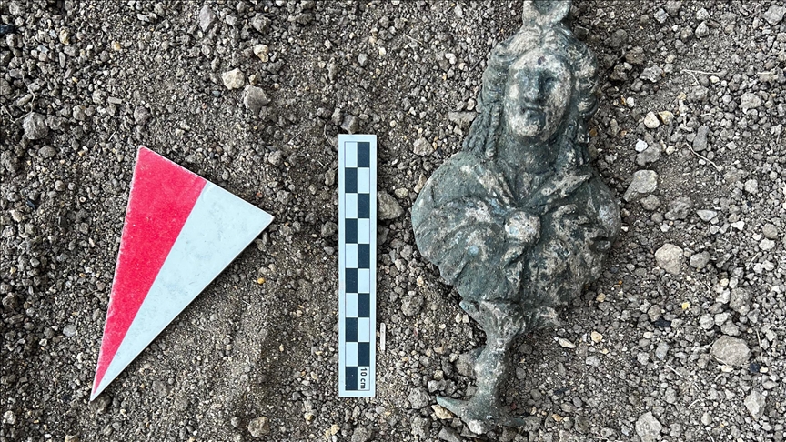 Satala Antik Kenti’nde Mısır Tanrıçası İsis’in Bronz Büstü Bulundu