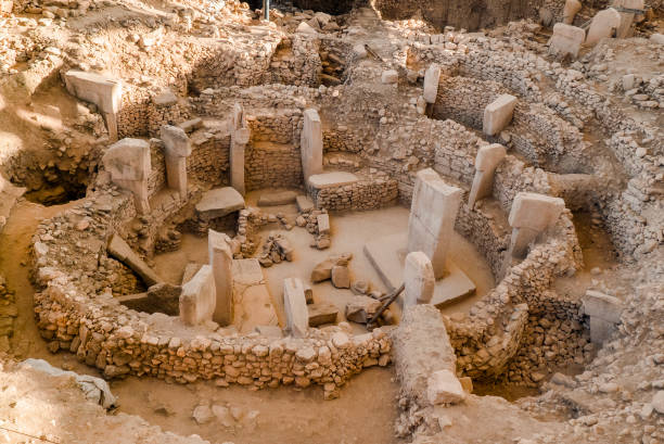Göbeklitepe genel görünüm - tapınak kalıntıları