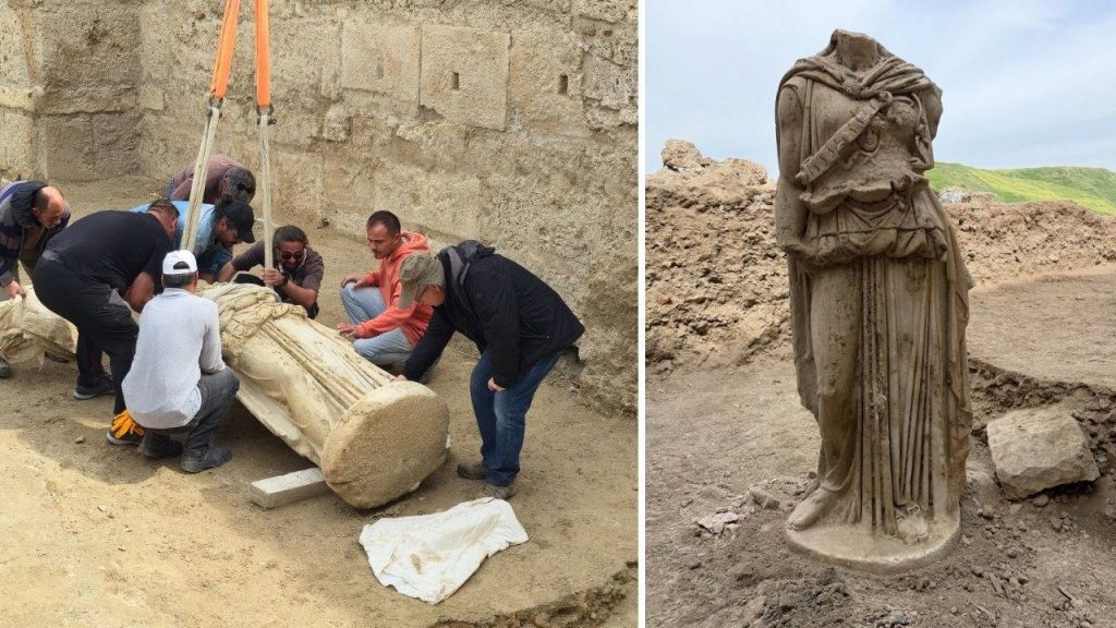 Laodikeia Antik Kenti’nde 2 bin yıllık keşif: Athena heykeli gün ışığına çıktı!