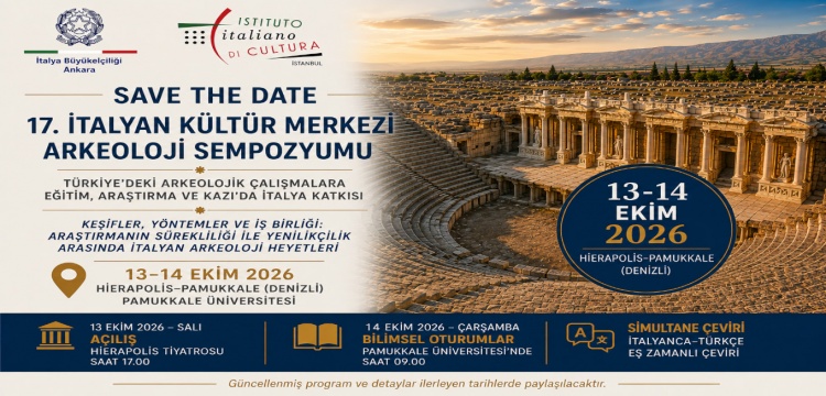 İtalyan Kültür Merkezi Arkeoloji Sempozyumu Hierapolis