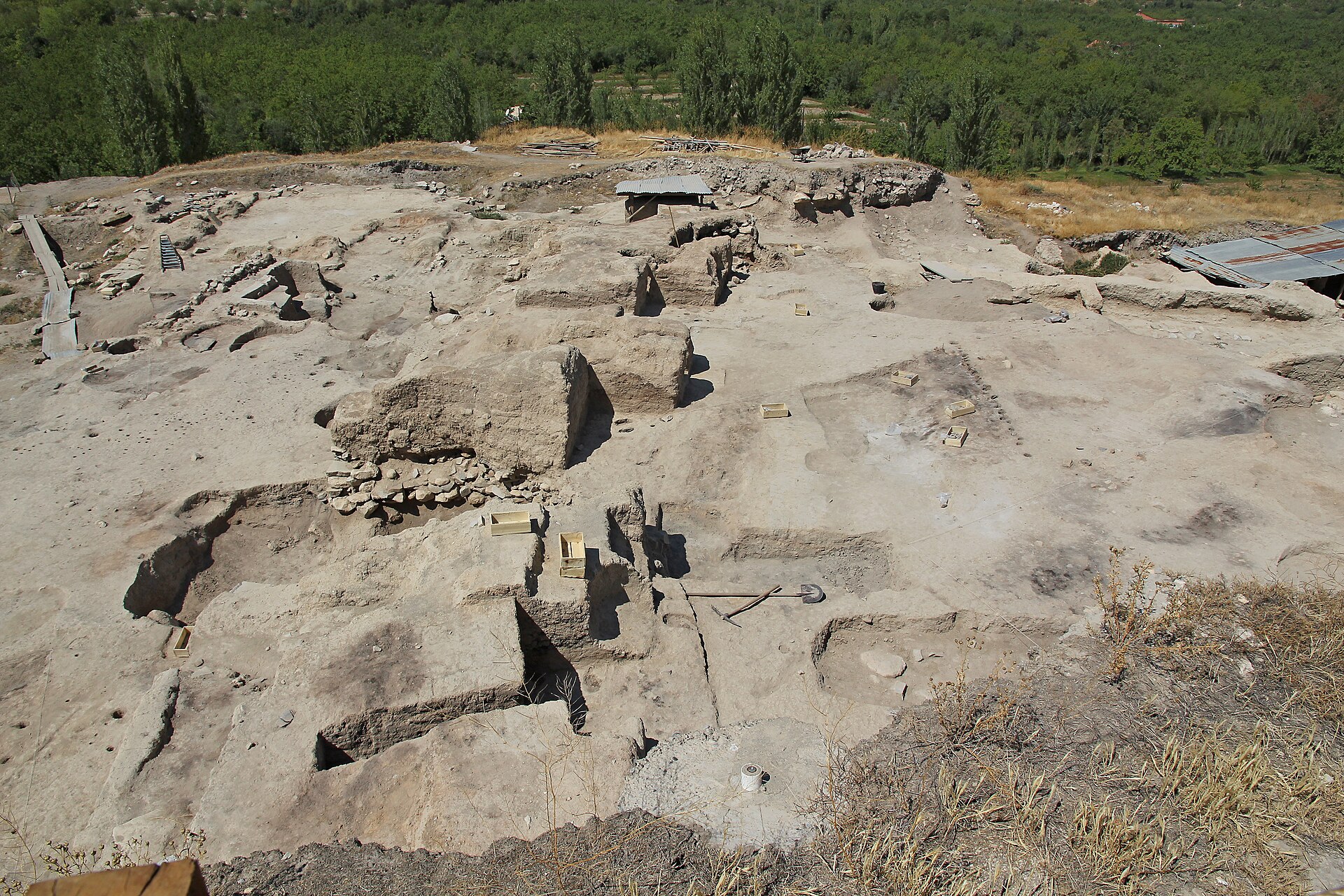 Malatya Arslantepe Höyüğü arkeolojik alanı