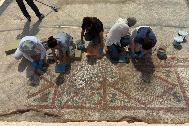 Kastamonu’da Dev Roma Mozaiği ve Eros Başı Bulundu